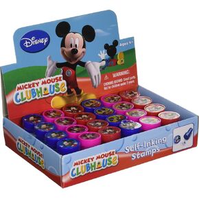 Mickey Mouse Self-Inking Stamps Birthday Party Favors 24 Pieces (Complete Box)