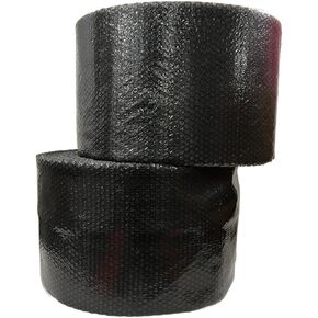 3/16" Small Bubble Cushioning Wrap Black Roll 350' x 12" 350FT Perf 12"