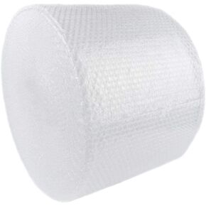 100 Foot Bubble Cushioning Wrap Roll 3/16" (SMALL) Bubbles, 12" Wide, Perforated Every 12" BASH Brand
