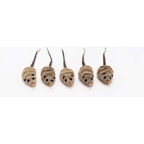 Litterboy Small Mice Refill - 5 Pack Refill - Cat Mouse Toy Accessory Fits Popular Wand Toys
