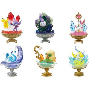 إعادة التماثيل-Boite DE 6 التماثيل Pokemon Gemstone Collection Vol 2-4521121207551