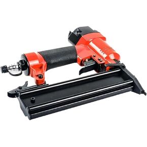 Oil-Free Pneumatic Staple Gun Heavy-Duty Stapler Pneumatic Straight Nail Gun F50 Air Powered Nailer Furniture Stapler Staple Gun Nail Size 1.25x1MM 10-50MM