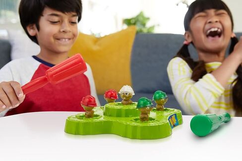 Mattel Games WHAC-A-MOLE Kids Arcade Game with Mallets & Lights & Sounds for 1 or 2 Players 4 Years Old & Up in Saudi Arabia