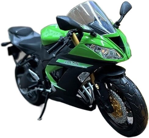 Collection 1:12 for Kawasaki ZX 6 R Motorcycle Model Collection Gift(Black in Box) in Saudi Arabia