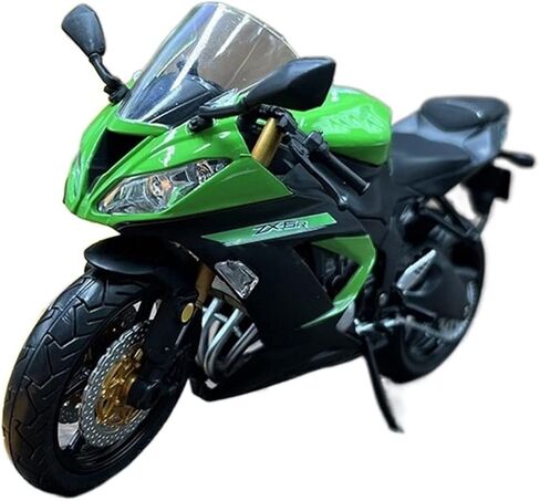 Collection 1:12 for Kawasaki ZX 6 R Motorcycle Model Collection Gift(Black in Box) in Saudi Arabia