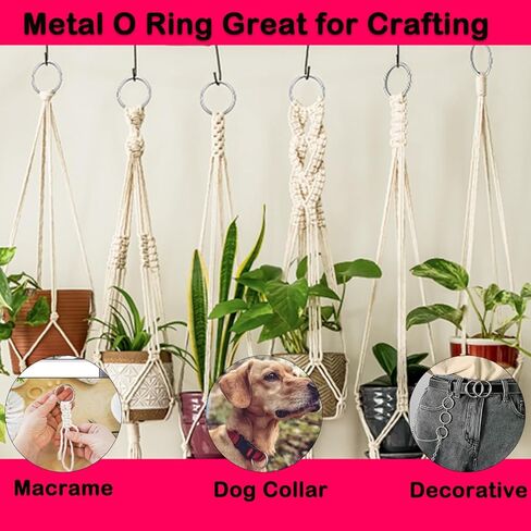 10 حزمة معدنية O ، 2 بوصة 304 حلقات الفولاذ المقاوم للصدأ الحلقات الفولاذ للحلقات ، الصلب الصلبة ، الصلبة متعددة الأغراض المعدنية O-Ring لحزام التخييم ، مقاوم الكلاب ، الأجهزة (50 مم*5 مم × 10pcs) in Kuwait