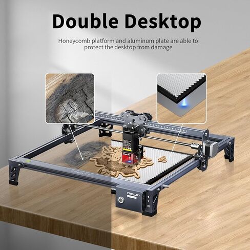 Creality Honeycomb Working Table Set 320x320mm Steel Honeycomb Laser Bed for Laser Cutter Engraver with Steel Sheet and 12 PCS Laser Engraver Raiser for Creality Falcon Laser Cutter and Engraver in Saudi Arabia
