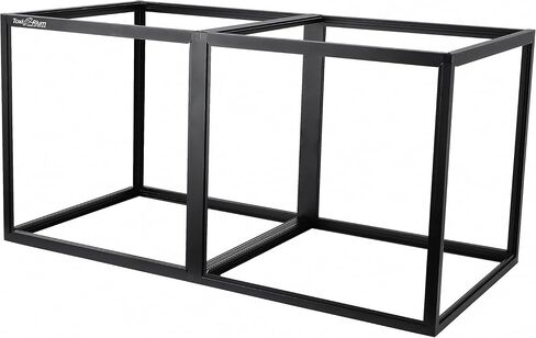 حاوية حامل 48 × 24 بوصة للتنسيب خارج الطابق وإعداد المذهل الذي يرفضه منزل الزواحف 24 بوصة (أسود) in Saudi Arabia