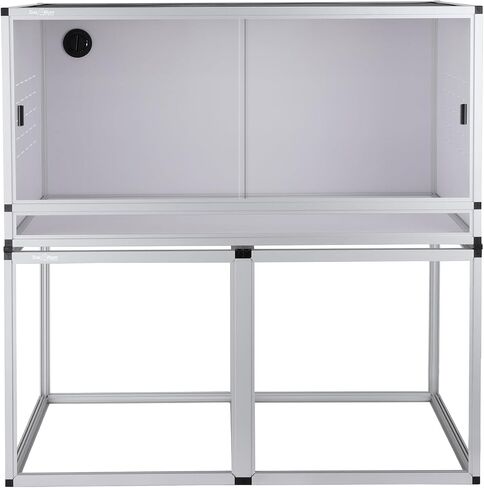 حاوية حامل 48 × 24 بوصة للتنسيب خارج الطابق وإعداد المذهل الذي يرفضه منزل الزواحف 24 بوصة (أسود) in Kuwait