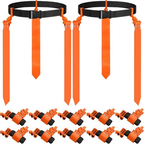 مجموعة أحزمة وأعلام كرة القدم من Hungdao مكونة من 12 لاعبًا وحزام كرة قدم قابل للتعديل للأطفال والمراهقين والكبار للتدريب الداخلي والخارجي (أصفر، أخضر) in Kuwait