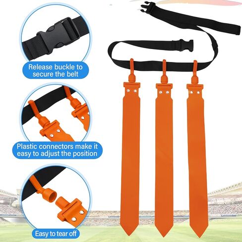 مجموعة أحزمة وأعلام كرة القدم من Hungdao مكونة من 12 لاعبًا وحزام كرة قدم قابل للتعديل للأطفال والمراهقين والكبار للتدريب الداخلي والخارجي (أصفر، أخضر) in Kuwait