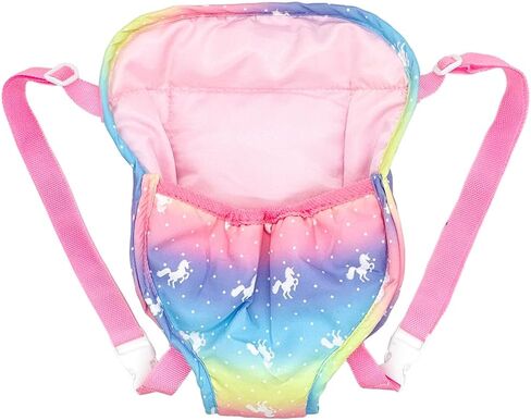 Doll Accessories Baby Doll Carrier Toys Baby Dolls Backpack for 12-18 Inch American OG Doll (Rainbow) in Kuwait