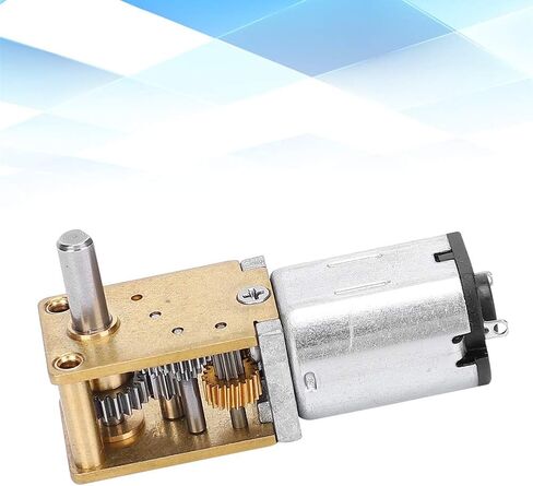 MINI Micro Metal Gear Motor ، N20 DC12V CW CCW تقليل السرعة للفرشاة المحرك بديل لمحرك المحاكاة الذكية لمحاكاة الألعاب الإلكترونية (DC12V 27RPM) in Kuwait