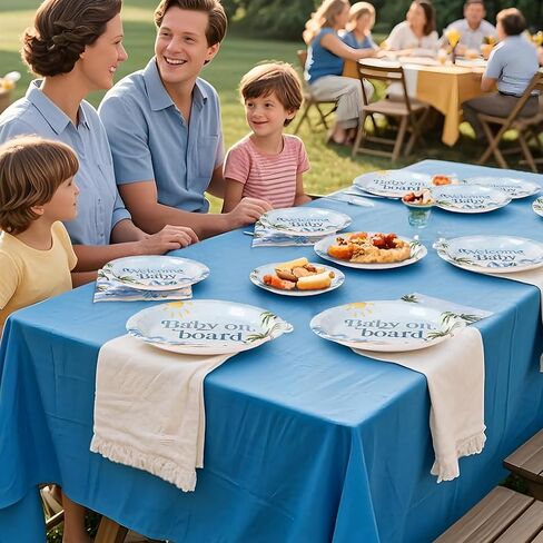 Grencian 96Pcs Pool Party Decorations Pink Flamingo Pool Plates and Napkins Tableware Sets Summer Splish Splash Birthday Decorations for Boys Girls Baby Shower Beach Party Supplies Serves 24 in Saudi Arabia