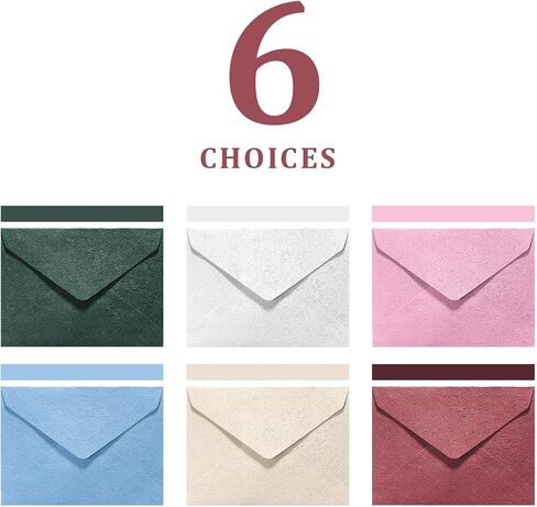 30 Pieces A6 Envelopes with 30 Seal Stickers, 6.32 x 4.45 inch Envelopes for 4 x 6 Wedding Invitation Cards, Greeting Cards, Graduation, Birthday Party Invitations, Blue. in Kuwait