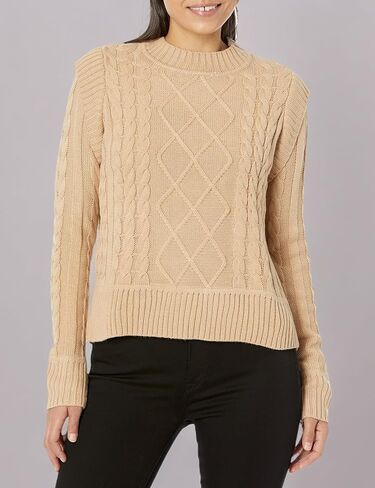Calvin Klein Women's Petite Long Sleeve Crewneck Effortless Comfort Sweater in Saudi Arabia