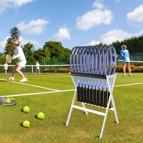 Tennis Racket Storage Rack Tennis Racquet Stand Rack Durable and Detachable Tennis Racket Holder Black in Saudi Arabia