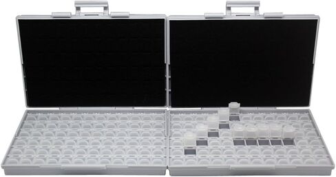 Two AideTek BOXALL72 SMD SMT Resistor Capacitor 1206 0805 0603 Box Organizer Craft Beads Storage 72 Compartments on Each Box in Saudi Arabia