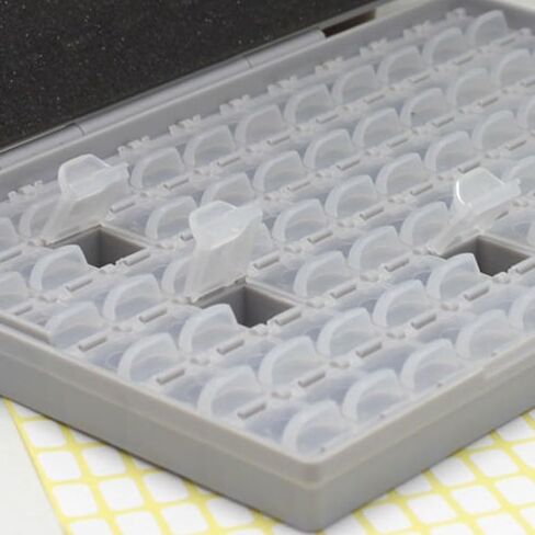 Two AideTek BOXALL72 SMD SMT Resistor Capacitor 1206 0805 0603 Box Organizer Craft Beads Storage 72 Compartments on Each Box in Saudi Arabia