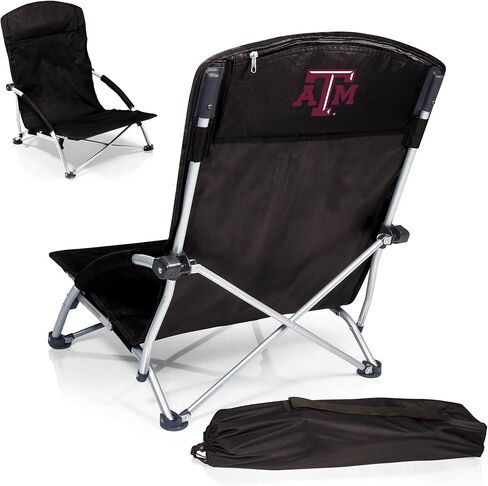 PICNIC TIME NCAA Tranquility Beach Chair with Carry Bag - Low Beach Chair for Adults - Low Lawn Chair in Kuwait