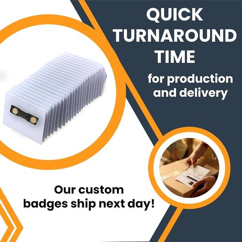 السفن في اليوم التالي Magnet ME UP شارة علامة اسم مغناطيسي مطبوعة مخصصة مع شعار ، 1.5 × 3 بوصة ، ملصق تعريف كامل اللون ، للمدارس ، المكاتب ، الشركات ، المصنوعة في الولايات المتحدة الأمريكية in Kuwait