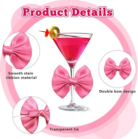 24 Pcs Satin Hot Pink Ribbon Twist Tie Bows for Treat Bags 3.5inches Pink Bows for Crafts Premade Bows Decorating Gifts Wrapping Bows for Pop Candy Apples Cake Bakery Wedding Party in Saudi Arabia