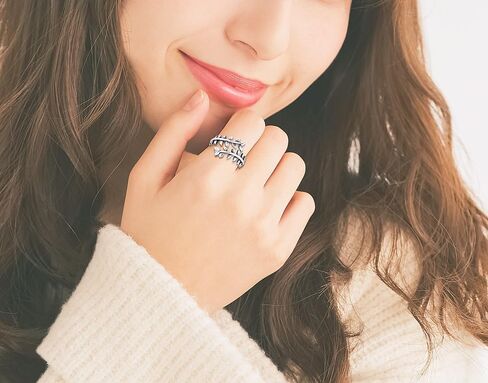 افيكون خواتم نحاسية قابلة للتعديل مطلية بالروديوم على شكل ورقة شجر للنساء، خواتم كرمة عتيقة، خواتم زهرة الاقحوان، خواتم مفرغة، معدن غير ثمين، بدون احجار كريمة in Kuwait