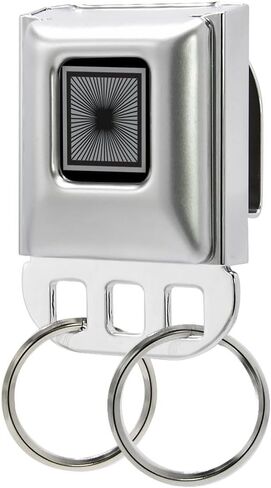 Buckle-Down Keyholder - Ram, Chrome, One size in Kuwait