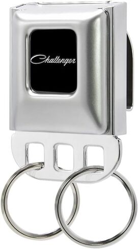 Buckle-Down Keyholder - Ram, Chrome, One size in Kuwait
