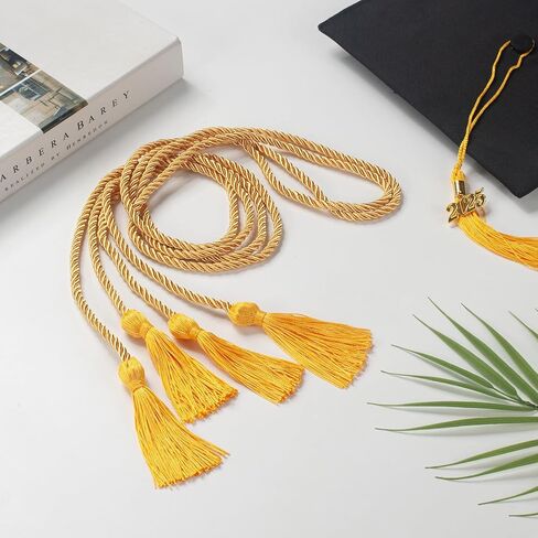 8 حبال شرف التخرج حزمة ، سلك التخرج الوردي 2025 ، حبال شرابات Rayon Braided for Class of 2025 Grads Party Decors ، 68 "حبال طويلة لطلاب الدراسات العليا ، ثوب البكالوريوس in Saudi Arabia