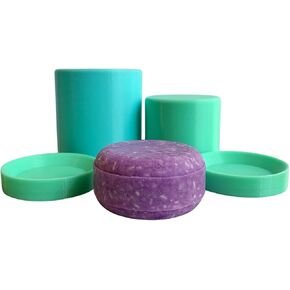 Shampoo Bar Mold, Shower Steamer, Bath Bomb, Syndet, 3D Printed Plastic Mold, Made in The USA