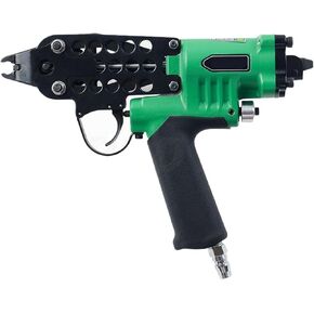Oil-Free Pneumatic Staple Gun Heavy-Duty Stapler SC760 Pneumatic C-Type Nail Gun Usefor Car Seat Cushion Spring Mattress Chicken Cage Bundling Ring Pliers Tool Nailer