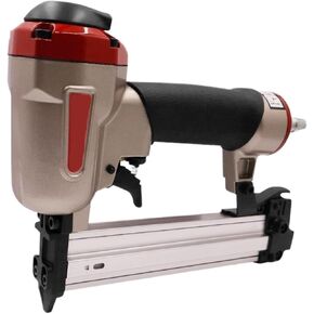 Oil-Free Pneumatic Staple Gun Heavy-Duty Stapler Air Stapler 18GA F30 Lightweight Pneumatic Nailer Gun for Framing Floors Roofs Wooden-Walls Decor Nailer