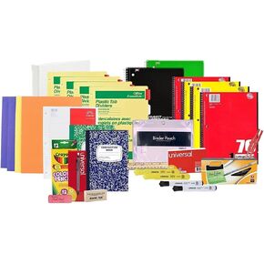 High School & College Back to School Bundle – 43 Piece Kit - Including Notebooks, Binder, Dividers, Pencil Bag, Pens, Mechanical Pencils, and More – Academic Kit for Grades 9–12 and College Students
