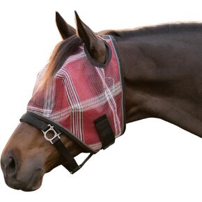 Kensington Fly Mask w/Web Trim Dual Ear Opening & Forelock Freedom Size: X.Large Color: 165 - Merlot