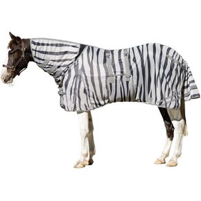 Schneiders Soft Interlock Mesh II Zebra Horse Fly Sheets | Striking Zebra Pattern for Fly Deterrence & Superior UV Protection