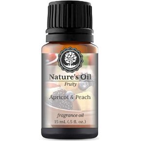 زيت العطر المشمش والخوخ (15 مل) للنشر ، صنع الصابون ، الشموع ، المستحضر ، الروائح المنزلية ، رذاذ الكتان ، قنابل الحمام ، الوحل