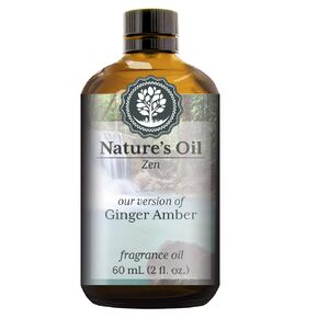 Ginger Amber Fragrance Oil (60ml) For Diffusers, Soap Making, Candles, Lotion, Home Scents, Linen Spray, Bath Bombs, Slime