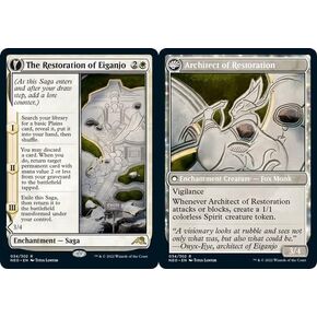 Magic: the Gathering - The Restoration of Eiganjo // Architect of Restoration (034) - Kamigawa: Neon Dynasty