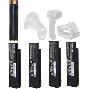 (5 Pack) Replacement for Zebra DS8178 Scanner Battery - DS8100 DS8170 DS6878-SR Handheld Barcode Scanner Battery 82-176890-01 3400mAh