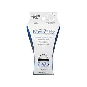 Porc-A-Fix Porcelain As White Touch-Up Glaze 15 cc