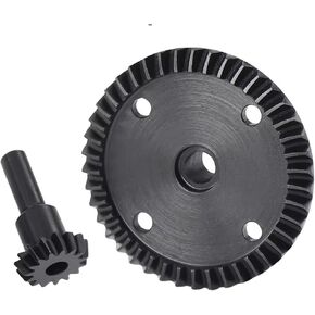 RC Spare Part Compatible with ARRMA for Typhon 1/8 RC Car Upgrade Part Remote Control Car Accessories Replacement Hop-ups Steel Gear Black(42T/15T)