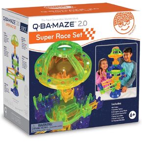 MindWare Q-BA-Maze Super Race Set - 68 Piece Set - Ages 6 & Up