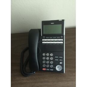 NEC DTL-12D-1 (BK) - DT330 - 12 Button Display Digital Phone Black Stock# 680002 (Renewed)