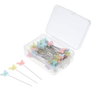 ARTIBETTER 100Pcs Creative Head Pin Unique Sewing Pins for Quilting Dressmaking and Craft Projects Mixed Colors for Sewing Enthusiasts and