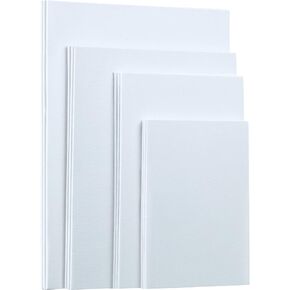 Outus Canvases for Painting Art Paint Canvas Panels Set Boards White Artist Stretched Blank Painting Canvas(12 Pcs,5 x 7, 6 x 9, 8 x 10, 9 x 12 Inch)