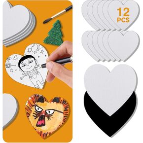Magnetic Canvas Panel, 12 Pack Small Canvases for Painting