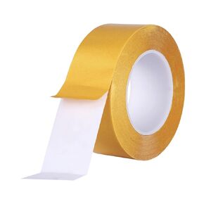 Double Sided Woodworking Tape - 1 Inch x 88 FT Heavy Duty Adhesive Tape for Carpentry, Cabinet Installation, Trim Projects Residue-Free Bonding Tape (1 Pack)