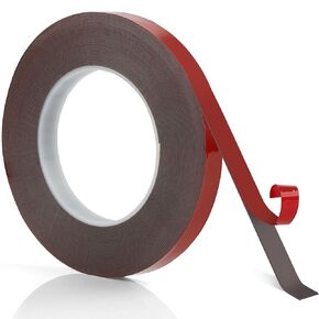 Double Sided Tape Heavy Duty, 0.4 in x 33 FT Strong Adhesive Mounting Foam Tape for LED Strip Light, Car, Automotive Trim, Office, Home Decor (0.4 in x 33 FT)