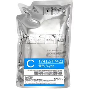 Dye Sublimation Ink Pack Compatible with F6000 F7000 F6070 F6080 F6280 F7070 F6200 F7200 F6270 T741X T7411 T7412 T7413 T7414 with Chip(HDK)